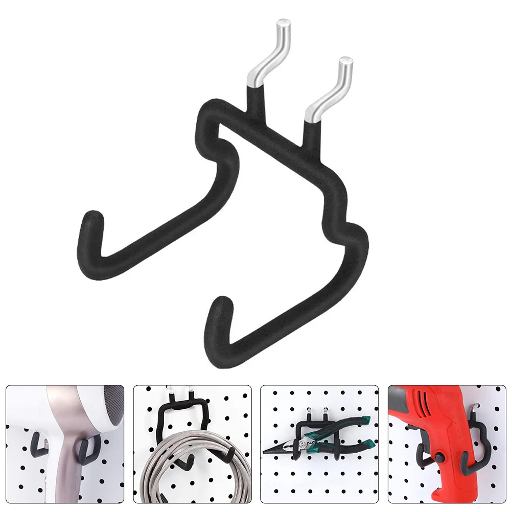 4 Pcs Peg Board Organizer Accessories Hook Hooks for Pegboard Wall Electrical Tools