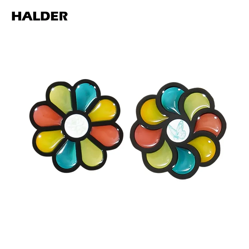 هالدر الكانتونية المنشورية ويندوز زهرة الثقافة تذكارية المعادن المينا بروش التلبيب دبوس ظهره زي حقيبة قماش قنب شارة هدية #1