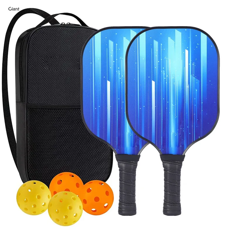 

Pickleball Paddles USAPA Approved Set Rackets Honeycomb Core 4 Balls Portable Racquet Cover Carrying Bag Gift Kit Indoor Outdoor