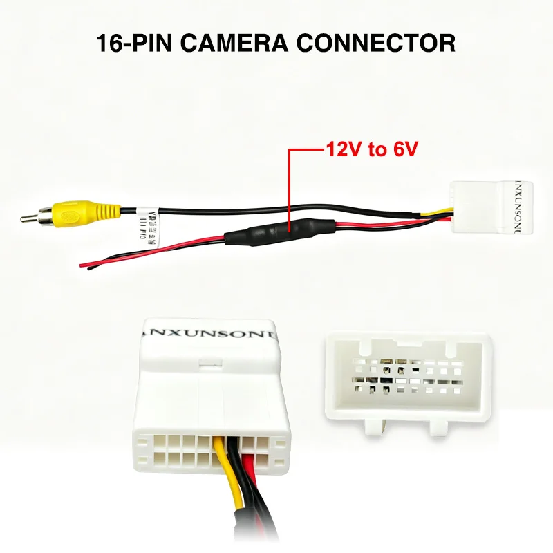24Pin/18Pin Wiring Harness for Hyundai Accent Sonata Kia Ceed Sportage, 16Pin Cam Cable, Learning SWC, P&P 16Pin Android Adapter