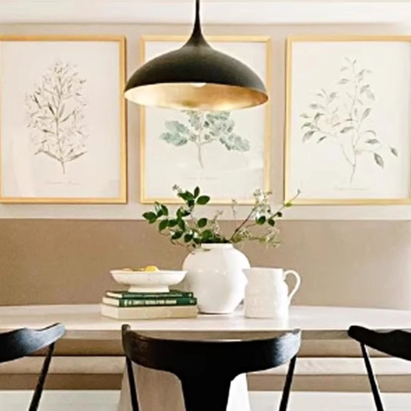 American Style Minimalist Taper Aluminium Ceiling Pendant Lights Moden Living Room Bedroom Restaurant Kitchen LED Hanging Lamps