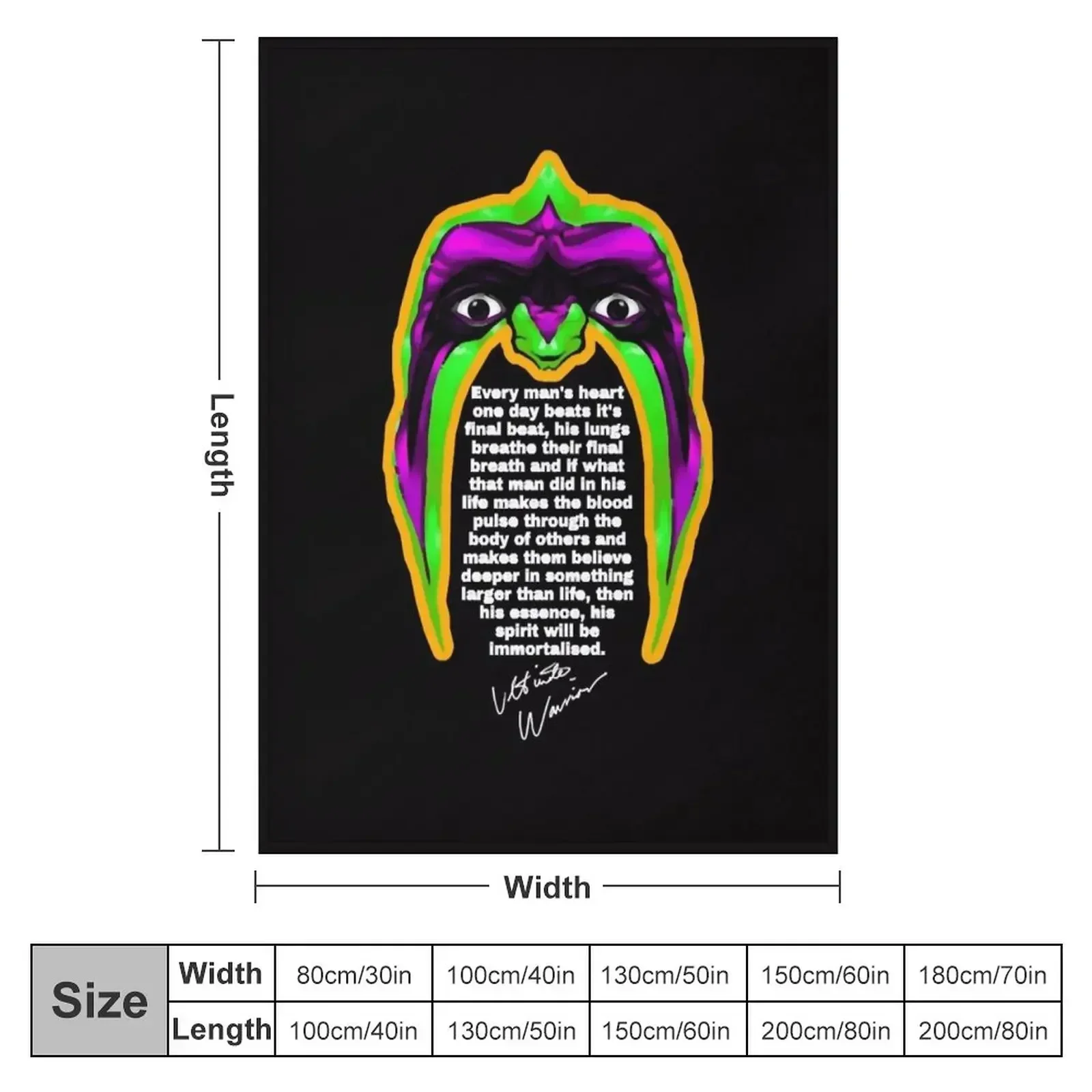 Warrior Immortal Throw Blanket Beach Furrys Luxury Thicken Soft Plush Plaid Blankets For Bed Luxury Designer Blankets