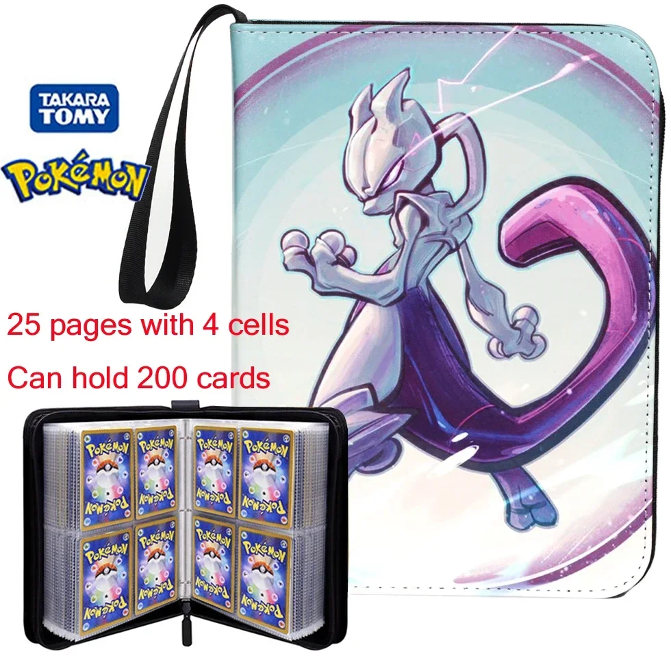 2026 Pokemon Kaart Album PU Rits Fotoalbum Collectie Boek Anime Figuur Album Hobby Bestand Kinderen Speelgoed Geschenken Op Voorraad