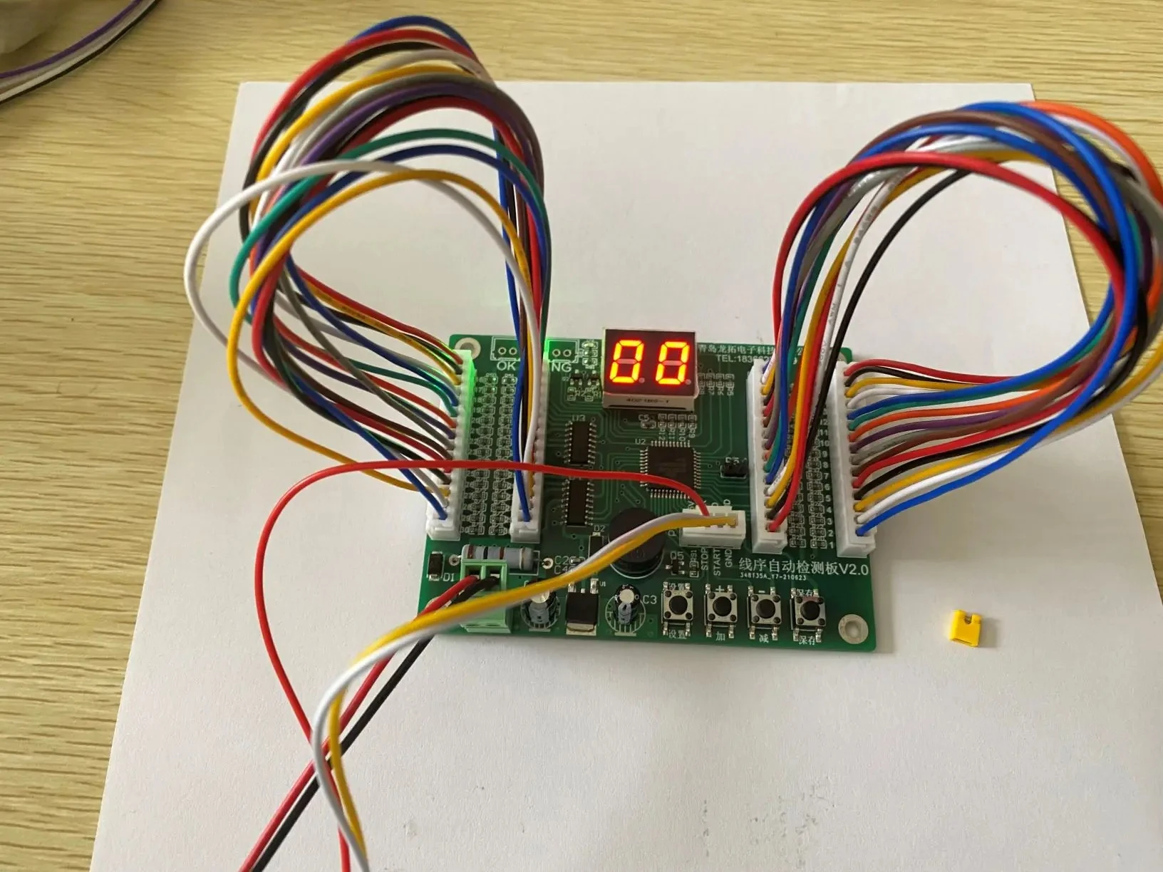 30 ways Wire Testing, Wire Harness Continuity, Cable Data, Connector Wire Sequence Comprehensive Detection Module