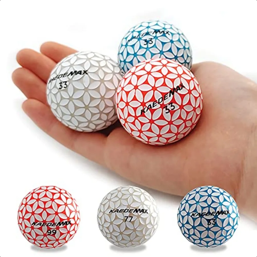 2 Tone Colored Distance Golf Balls Half Dozen Red Mint Blue Pink
