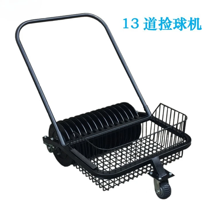 

Машина для сбора мячей для гольфа, 13-секционная ручная тележка для сбора мячей, ролик для сбора мячей, оборудование для гольф-полей