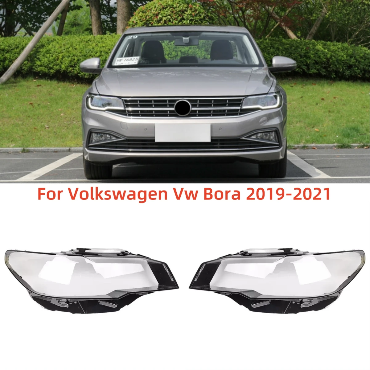 

Для Volkswagen Vw Bora 2019 2020 2021, автомобильные фары, стеклянные линзы, стеклянная крышка, абажур, корпус, продукт