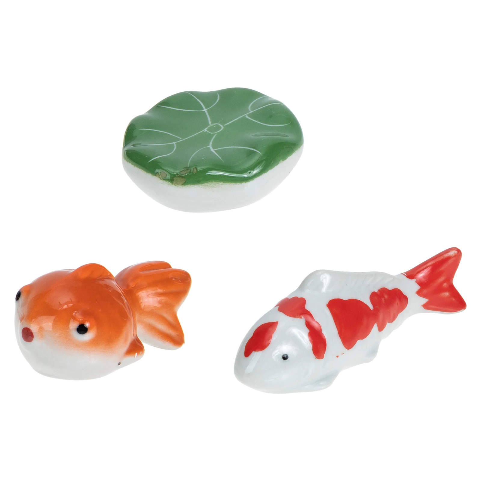 

3 Pcs Ceramic Ball Decoration Fish Tank Aquarium Koi Carp Floating Ornament Ceramics Floatable Child