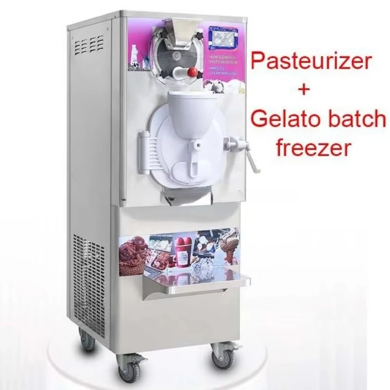 Customized Hot Sale Vertical Commercial Pasteurizer Machine For Milk Juice Fruit Juice Hard Ice Cream Gelato