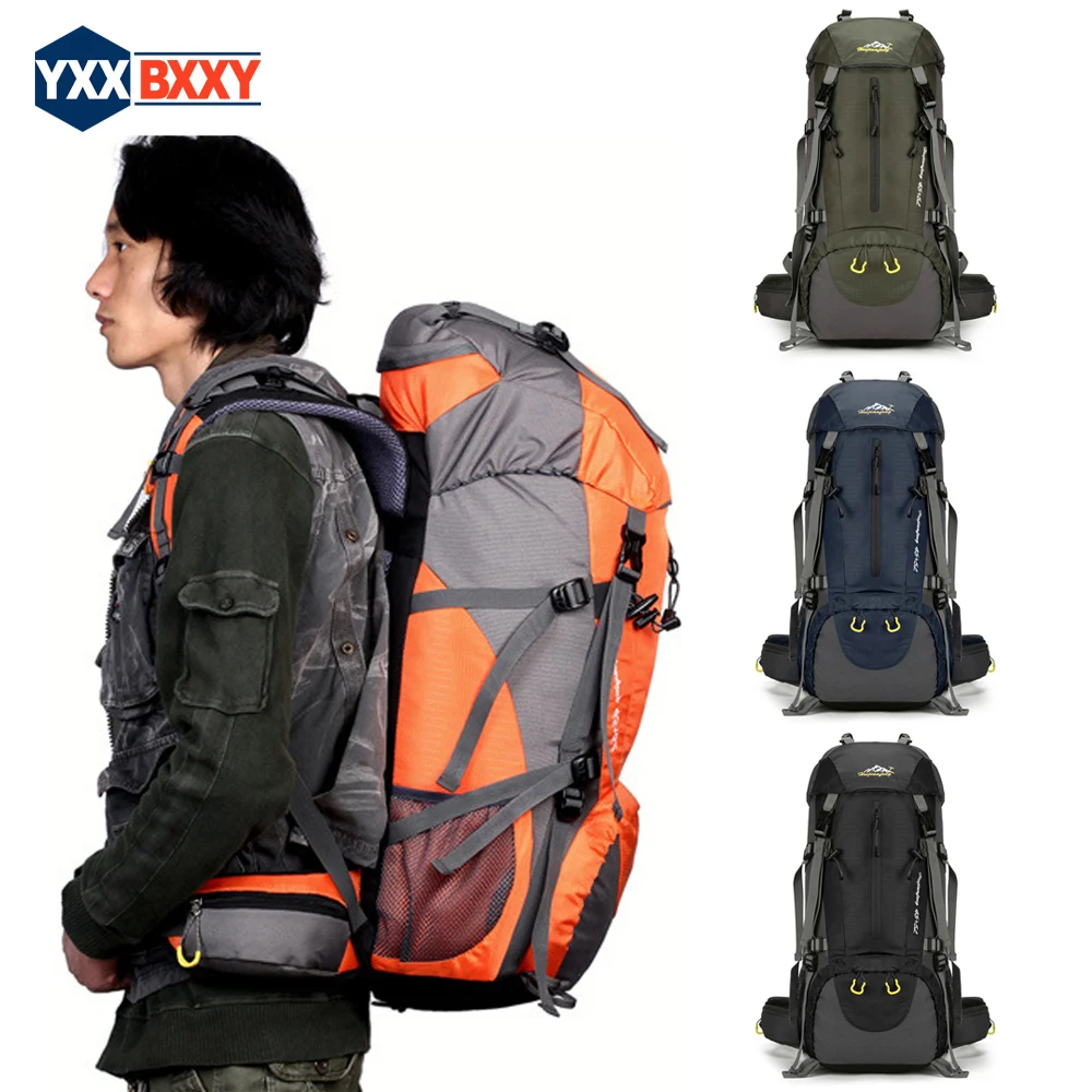 

1PCS Hiking Backpack - 50L Backpacking Backpack Lightweight Comfortable Breathable Camping Travel Pack for Men Women