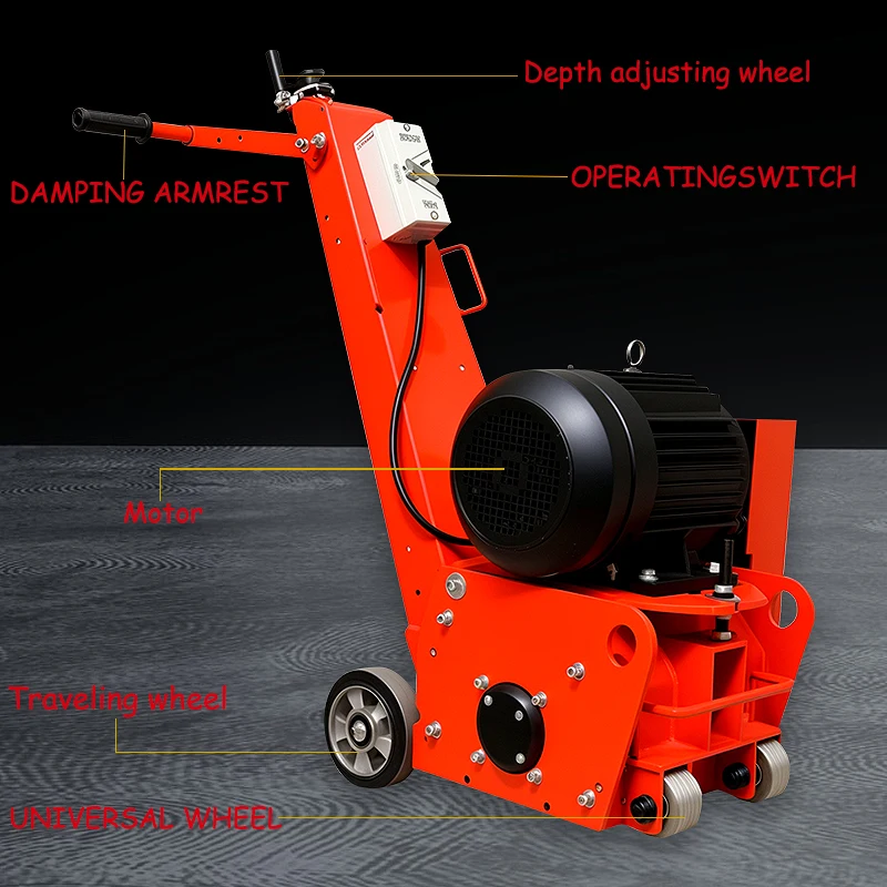 Grooving Scarifier Milling MachineWidely Used 250 Concrete Floor Road