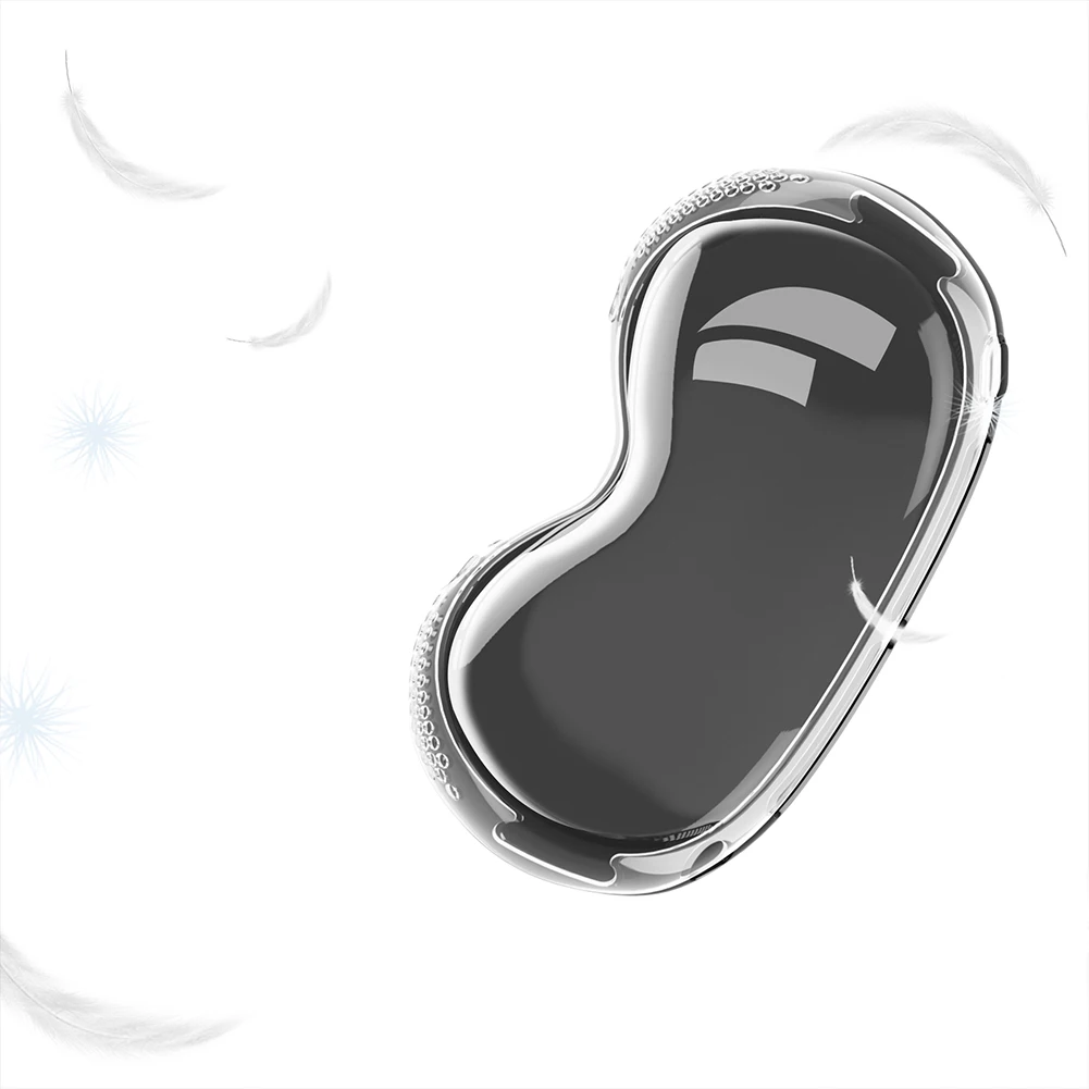 TPU Soft Slim Screen Protective Cover Anti-scratch Transparent VR Helmet Protective Cover Protective Case for Apple Vision Pro