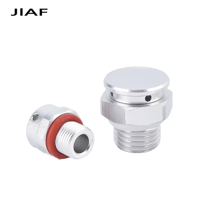 Aluminium Alloy Waterproof Screw-in Vent Valve M5-M20 Protective Vent Plug Heat Dissipation Pressure Relief Breather Valve