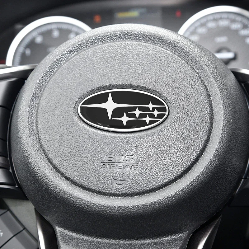 1 قطعة عجلة توجيه سيارة لاصقة تزيين شارة السيارات التصميم لسوبارو فورستر امبريزا Outback ليجاسي Tribecacar WRC XV