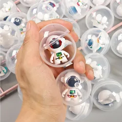 10Pcs 45mm Astronaut Capsule Egg Ball Surprise Puzzle Educational Toys for Kids Birthday Party Favors Pinata Fillers School Gift