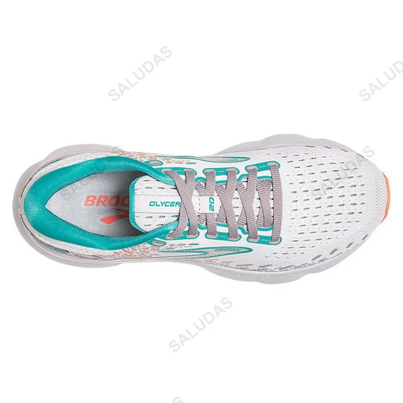 BROOKS Women Running Shoes Glycerin 20 Outdoor Casual Sneakers Non-slip Breathable Cushioning Fitness Tennis Shoes for Women