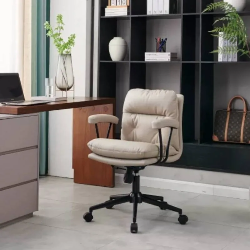 Lumbar Support Office Chair Ergonomic Adjustable Rolling Bedroom Office Chair Dining Rocking Sillas Para Escritorio Furniture