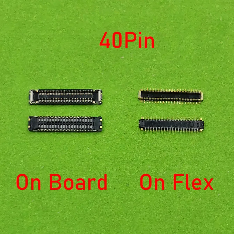 

10-50pcs 40pin LCD Display Screen Plug FPC Connector On Board For Xiaomi Redmi Note8pro Note 8 7 Pro Hongmi Note 7pro 8Pro