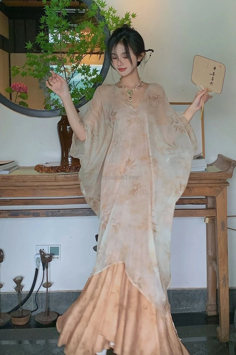 

2025 summer advanced sense gentle temperament improved hanfu literature art zen chinese hanfu elegant fashionable vintage dress