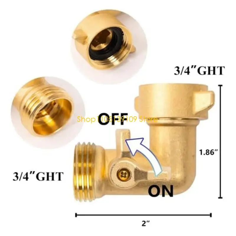 

Universal Campers Water Inlet Replacement Stainless Steel Leakproof Fitting