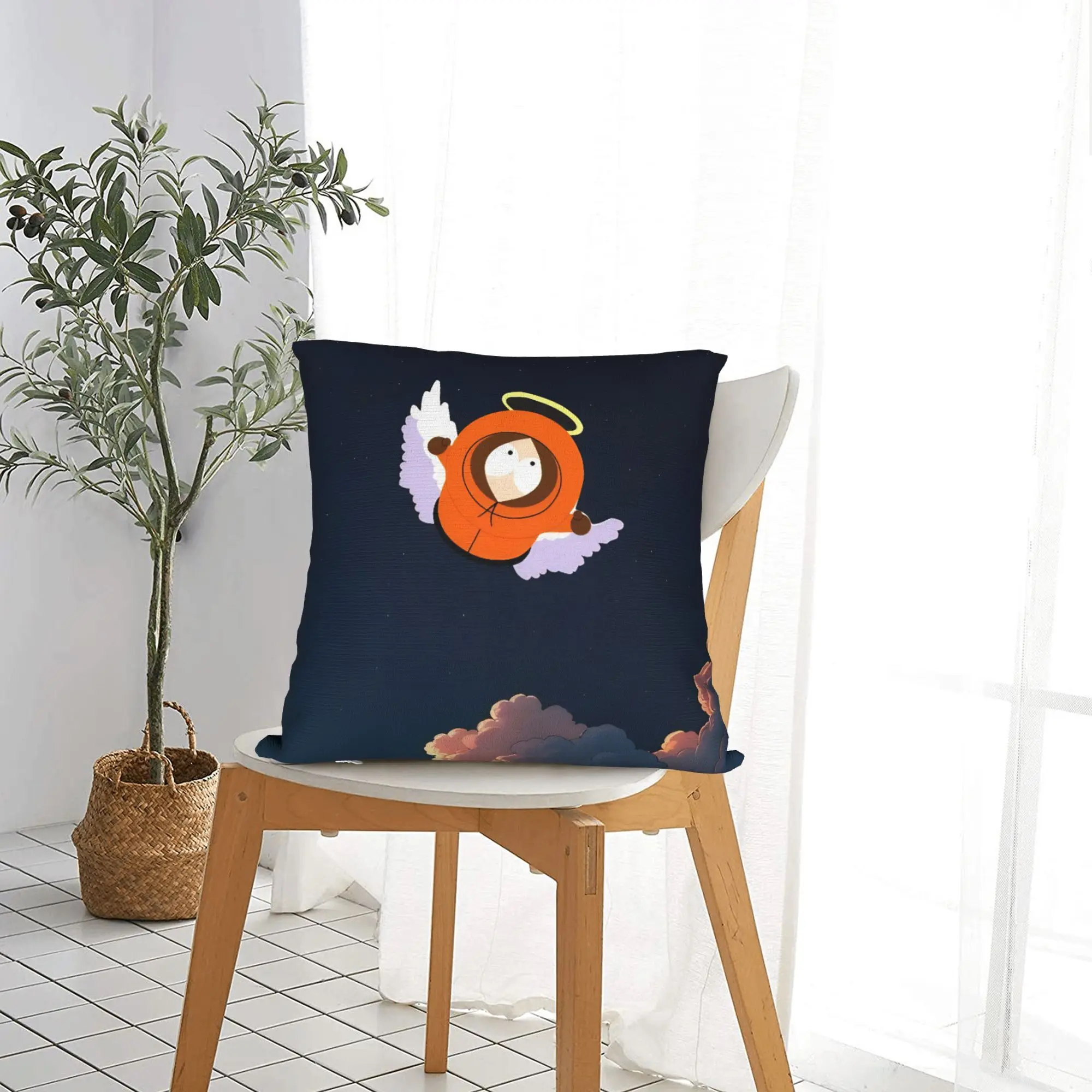 Souths Parks Cartoon Pillowcase Printed Cushion Cover Gift  Pillow Case Cover Home Square