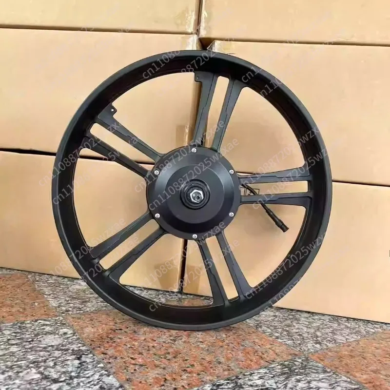 48V 750W 20 Inch Hub Motor with Sensor for Snowmobile/ATV/UTV Conversion Kit  Compatible with Waterproof Design