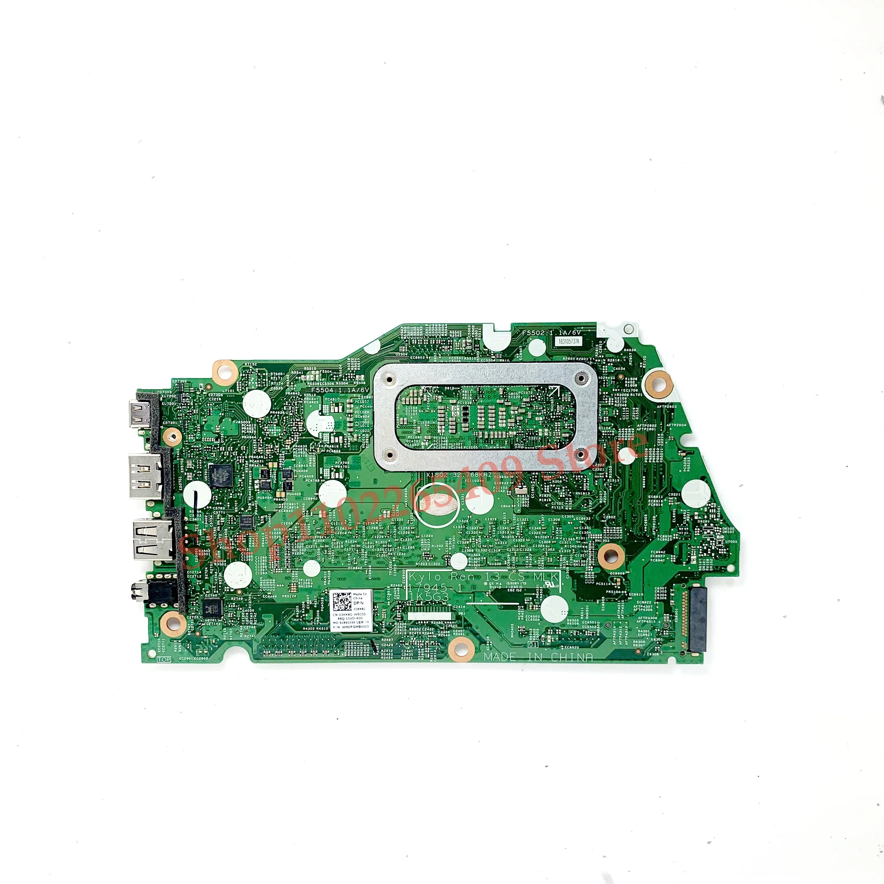 Mainboard CN-03KK8G 03KK8G 3KK8G For DELL 7380 Laptop Motherboard 17945-1 With SREJP I7-8565U CPU 100% Fully Tested Working Well