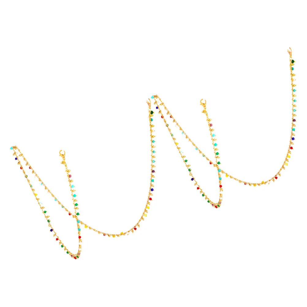 

2Pcs Eyeglass Chains Non Slip Handmade Fashionable Glasses Strap Secure Eyewear Accessory Men Women Eyeglass Chains