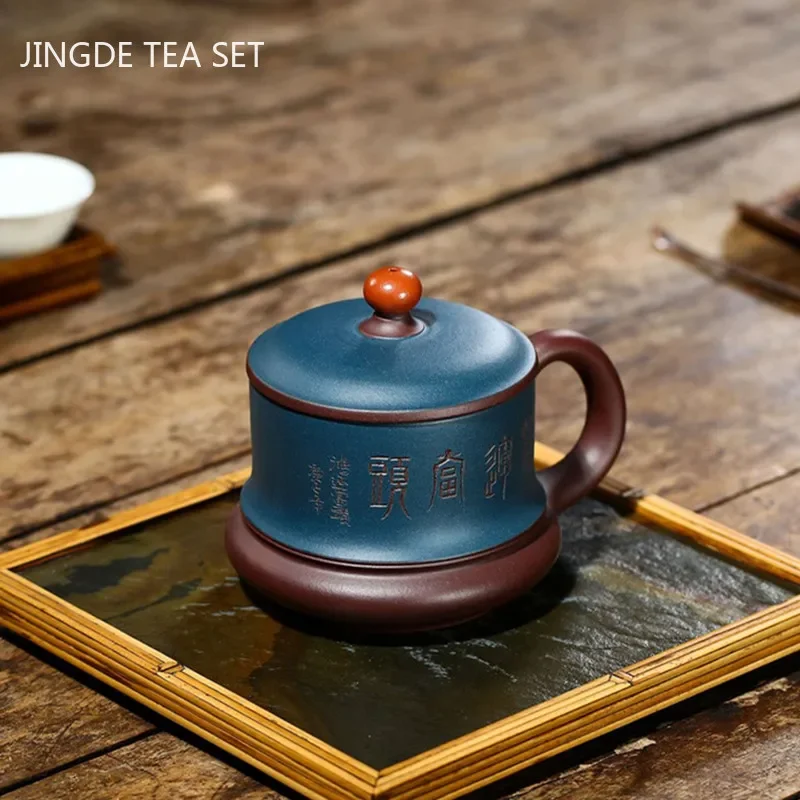 

Authentic Yixing Purple Clay Teapot Boutique Raw Ore Beauty Tea Pot Handmade Tea Maker Customized Chinese Tea Sets 350ml