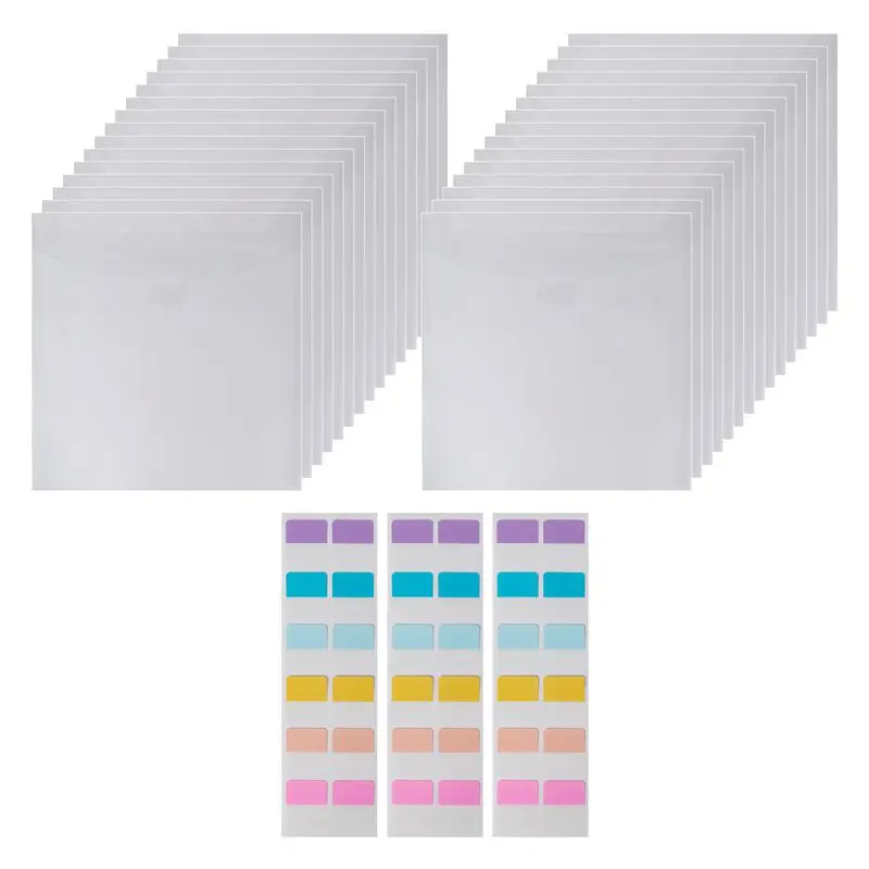 organisateur-de-rangement-pour-papier-de-scrapbooking-30-pieces-pour-papier-de-scrapbooking-de-12x12-pouces-disques-vinyles-et-cartes-durable-facile-a-utiliser
