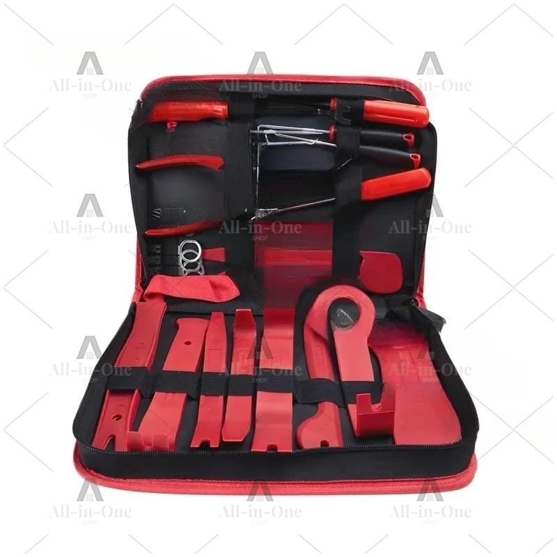 19Pcs Car Panel Repair Interior Disassembly Modification Tools Kit Fastener Audio Trim Removal Tool Set