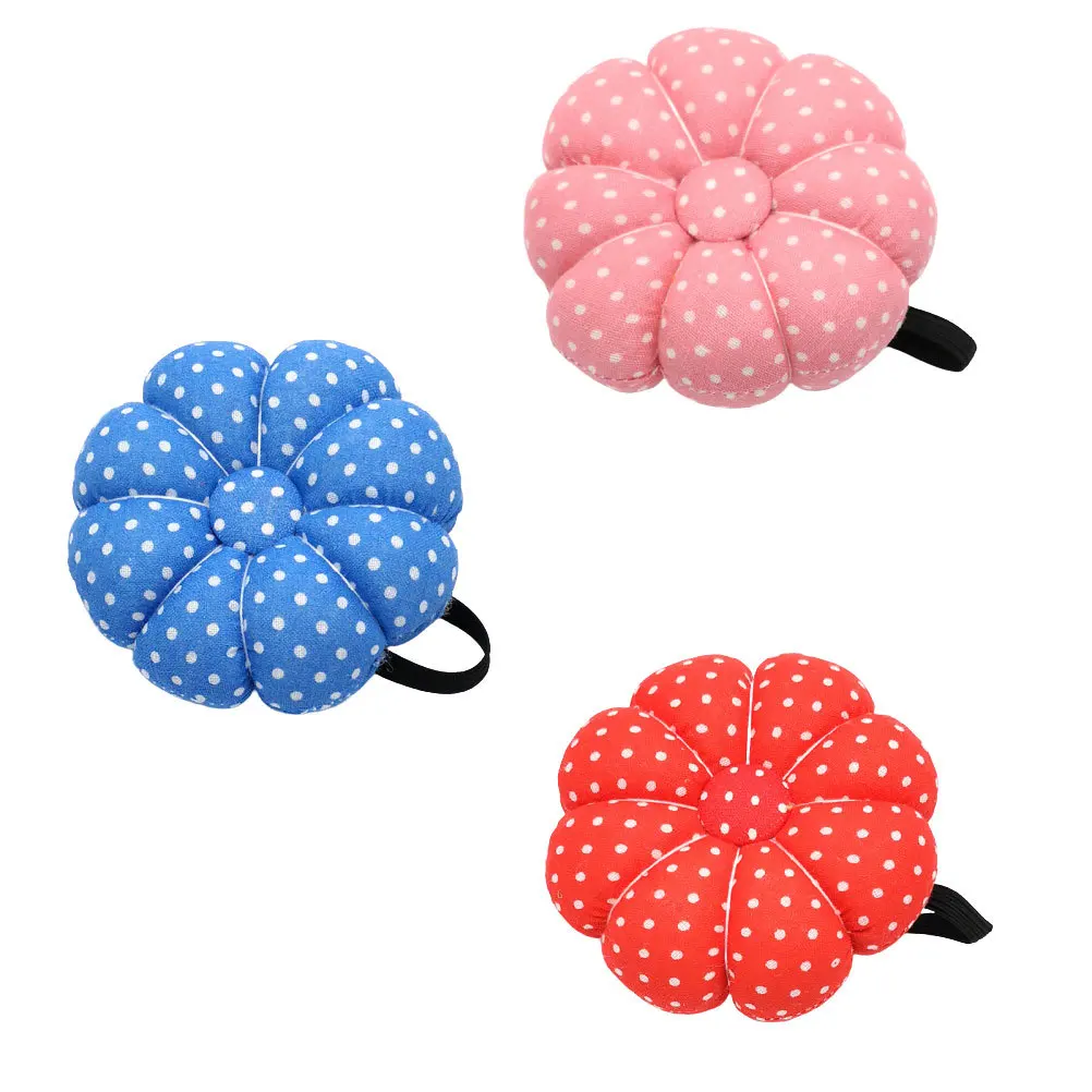 

3pcs Insert Bag Pumpkin Shaped Durable Fabric Needle Pouch For Sewing Craft Creative Funny Needle Storage Bag Handicraft Tool