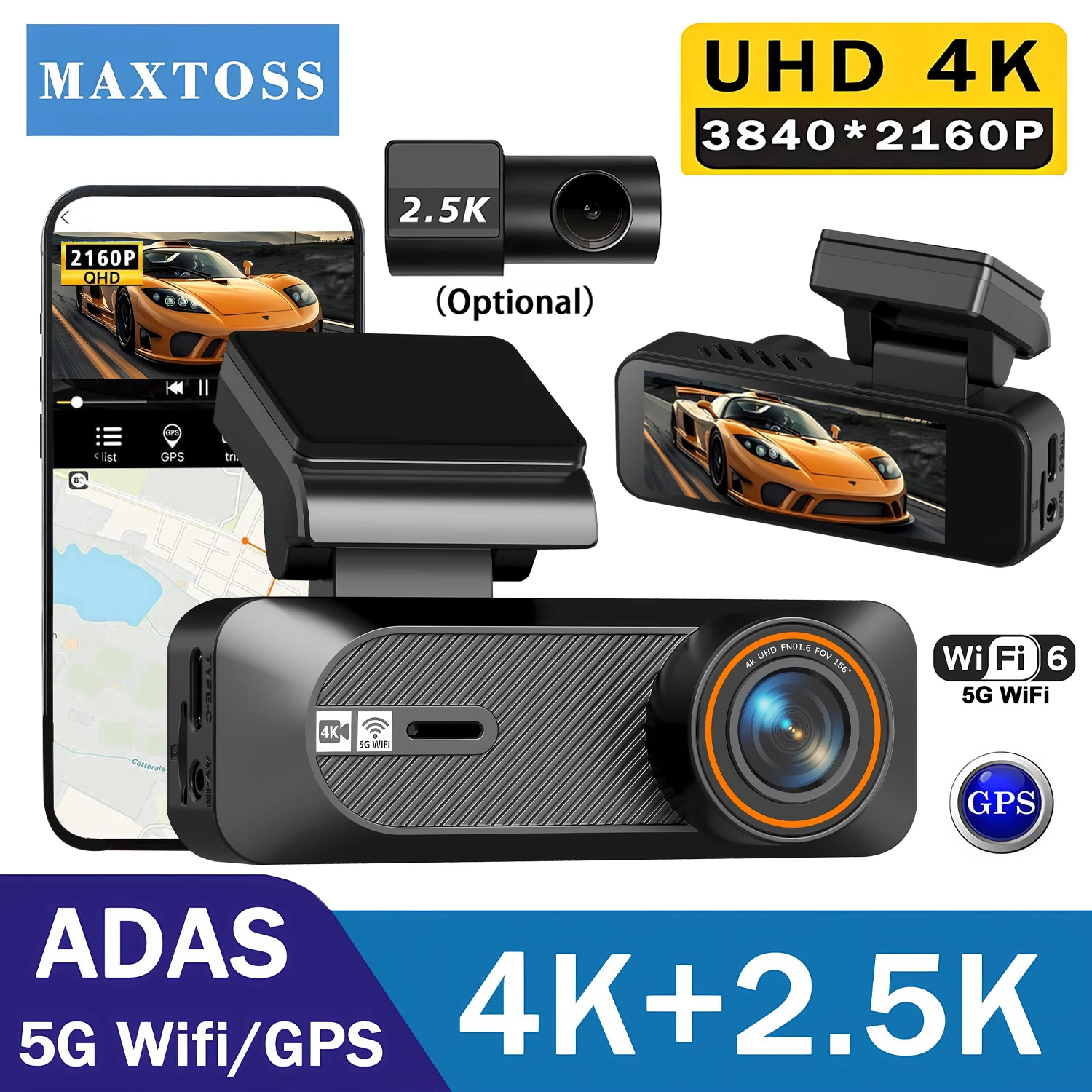 Adas 4K+2.5K Dash C…