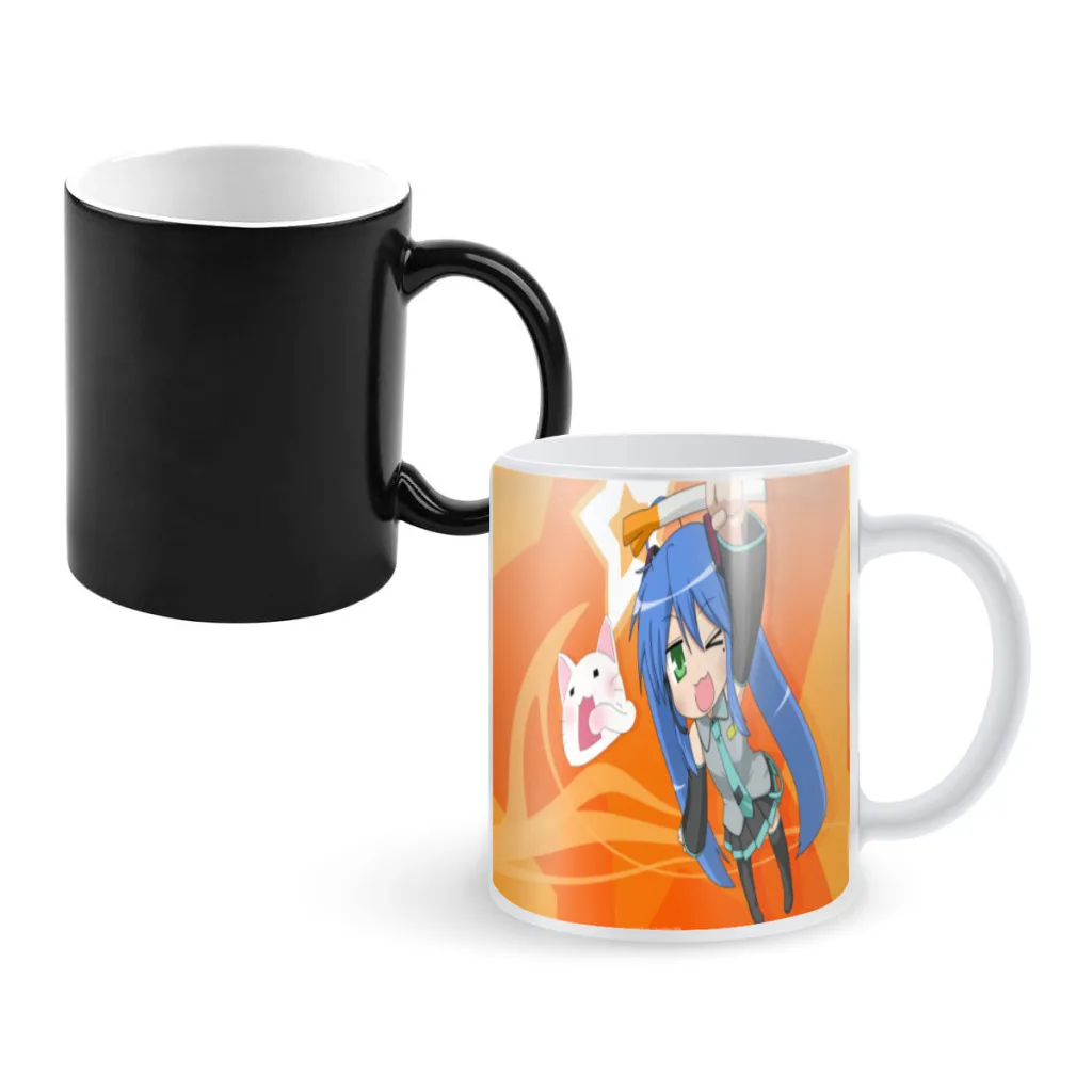 

Lucky Star Izumi Konata Color Changing Coffee Mug Heat Sensitive Magic Ceramic Tea Milk Coffee Cup