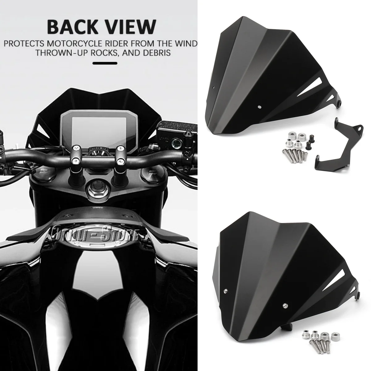 

ДЛЯ HONDA CB750 HORNET CB 750 Hornet 2023 2024 2025 лобовое стекло мотоцикла, дефлектор ветрового стекла, передний спойлер, комплект обтекателя