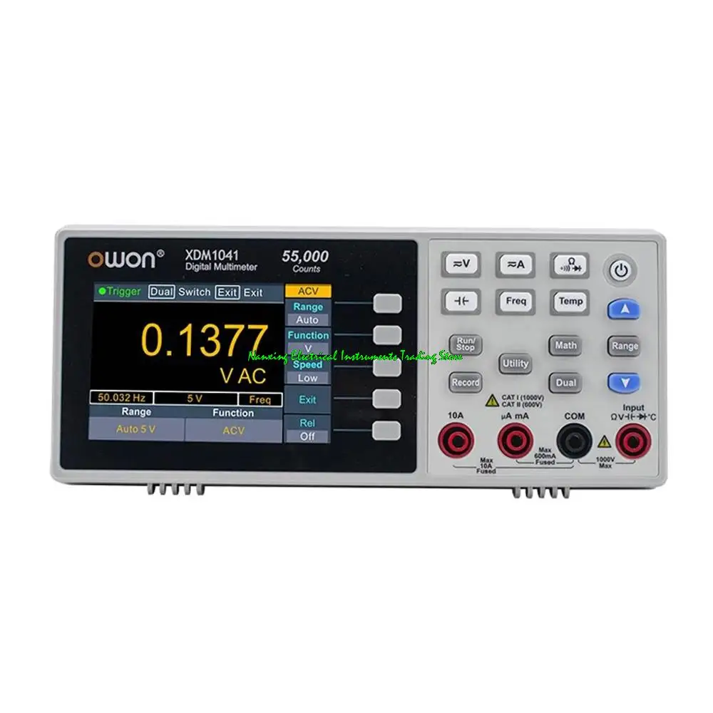 Owon XDM1041 Digital Multimeter 55000 Counts High Accuracy Desktop Multimeters DC/AC True RMS with USB（or RS232) interface