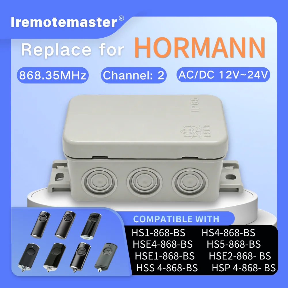 HSE4-868-BS 868MHz Hand Transmitter Garage Door Remote Control Hormann Bisecur Command HSE2 HS1 HS4 868 BS Garage Remote