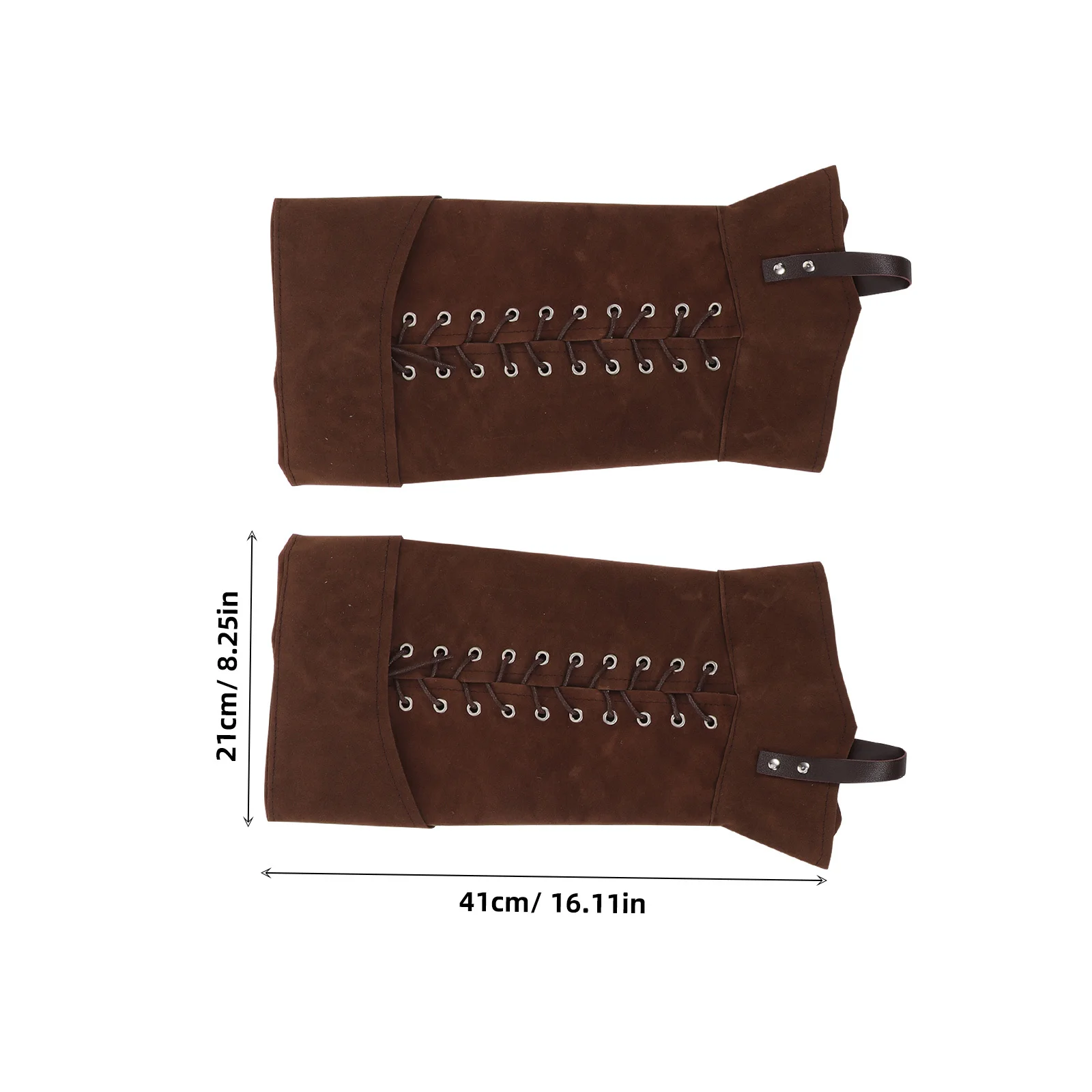 1Pair Brown Steampunk Boot Covers Men Medieval Renaissance Costume Shoe Gaiters for Cosplay Historical Reenactments Halloween