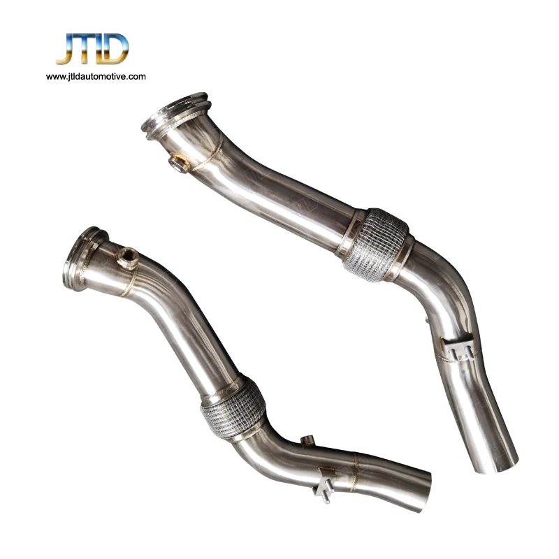 

Downpipe For Maserati Ghibli 2014-2018 3.0T SS304 Stainless Steel Performance Catless Exhaust System - Active Sound System