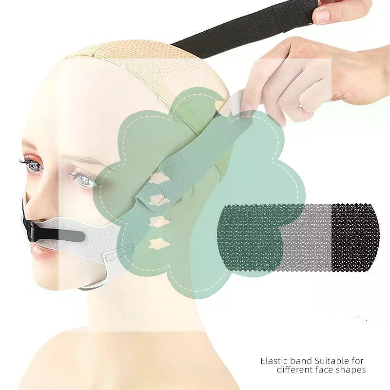 Oxygen Tube Liquid Food Duct Head Duct Fixing Strap Elastic Adjustable Tube Strap Long Term Bed Rest Oxygen Tube Fixation Device