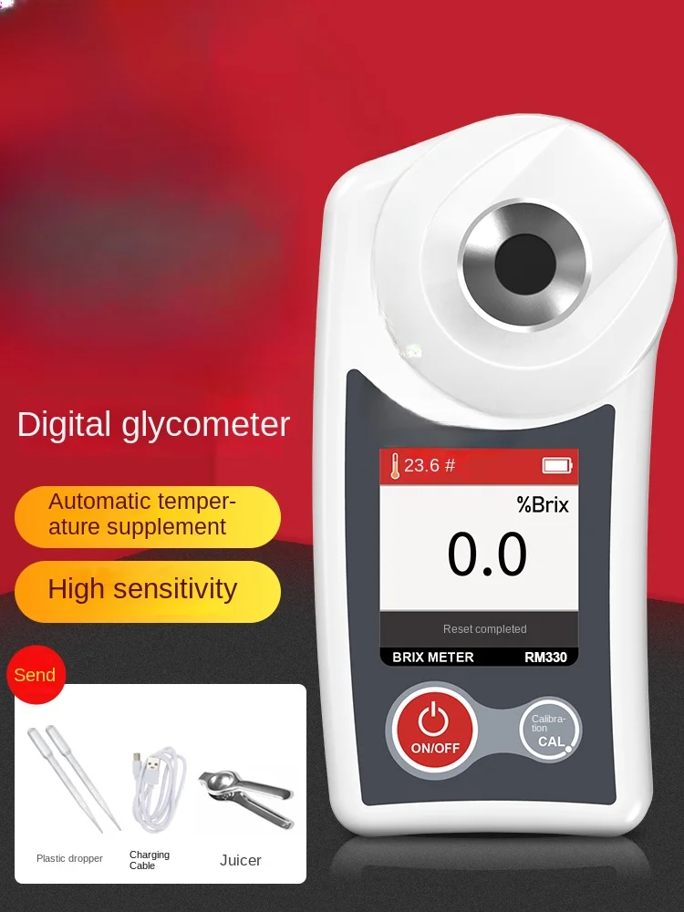 Digital Display Attenuation Meter Refractometer Sugar Meter Special Sugar Meter Sweetness Tester Detector