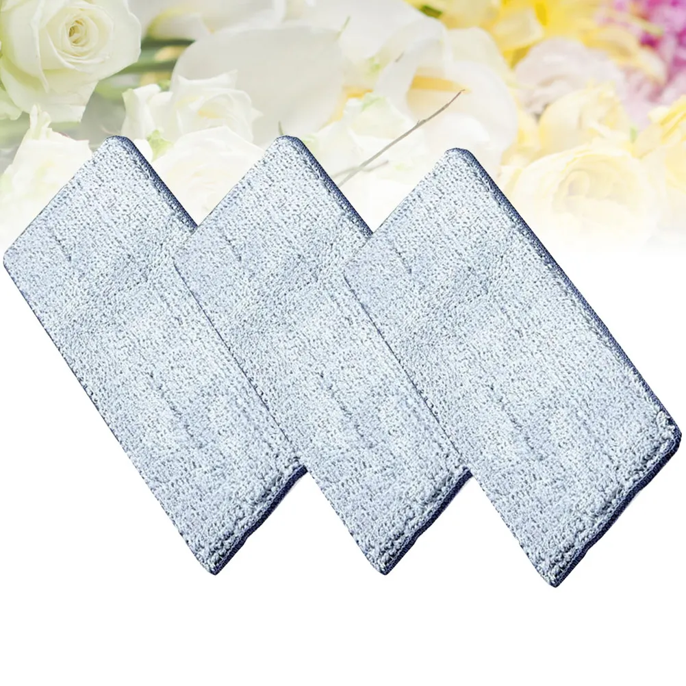 3Pcs Premium Cotton Mop Cloths for Floor, Window & Corner Cleaning – Reusable Dust and Dirt Removal Tool