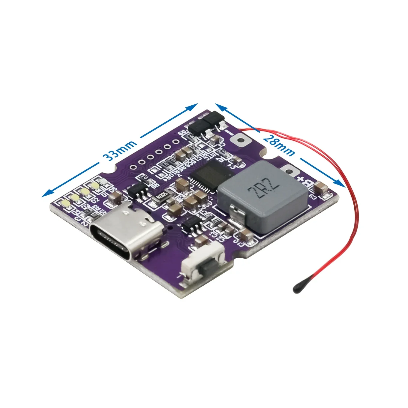 22.5W Power Bank Bidirectional Fast Charging Mobile Power Circuit With Digital/Light Type-C USB Suppor PD/QC3.0 2.0
