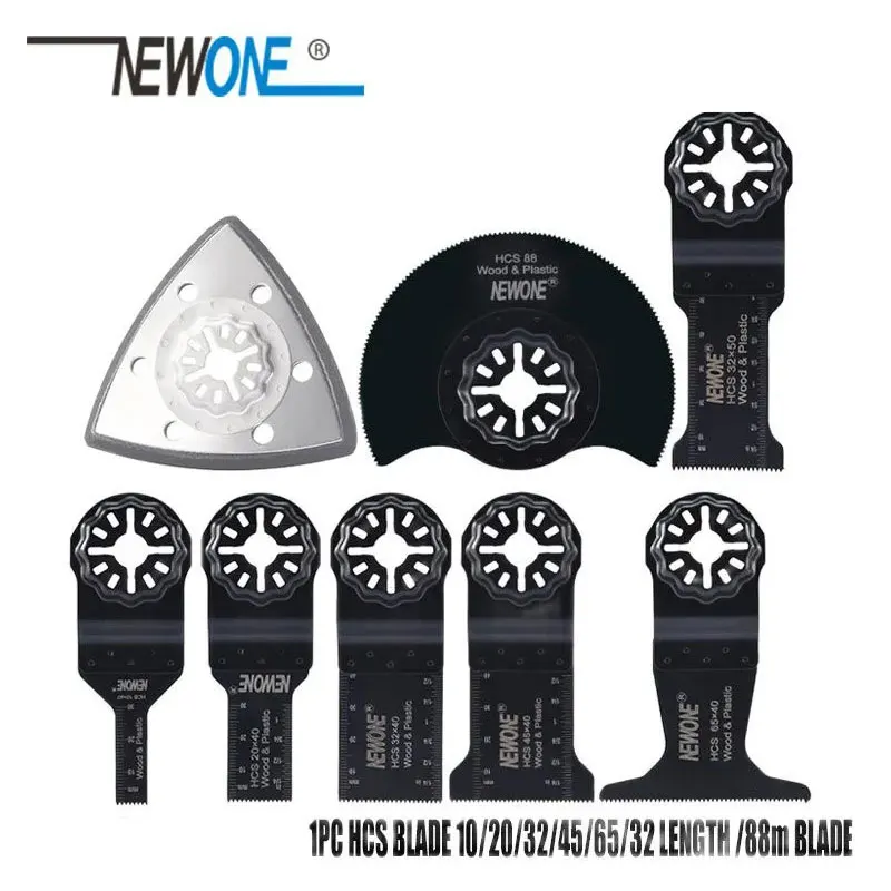 NEWONE HCS10mm/20mm/32mm/45mm/65mm Saw Blades semi-circle sanding padOscillating Tools multi tool