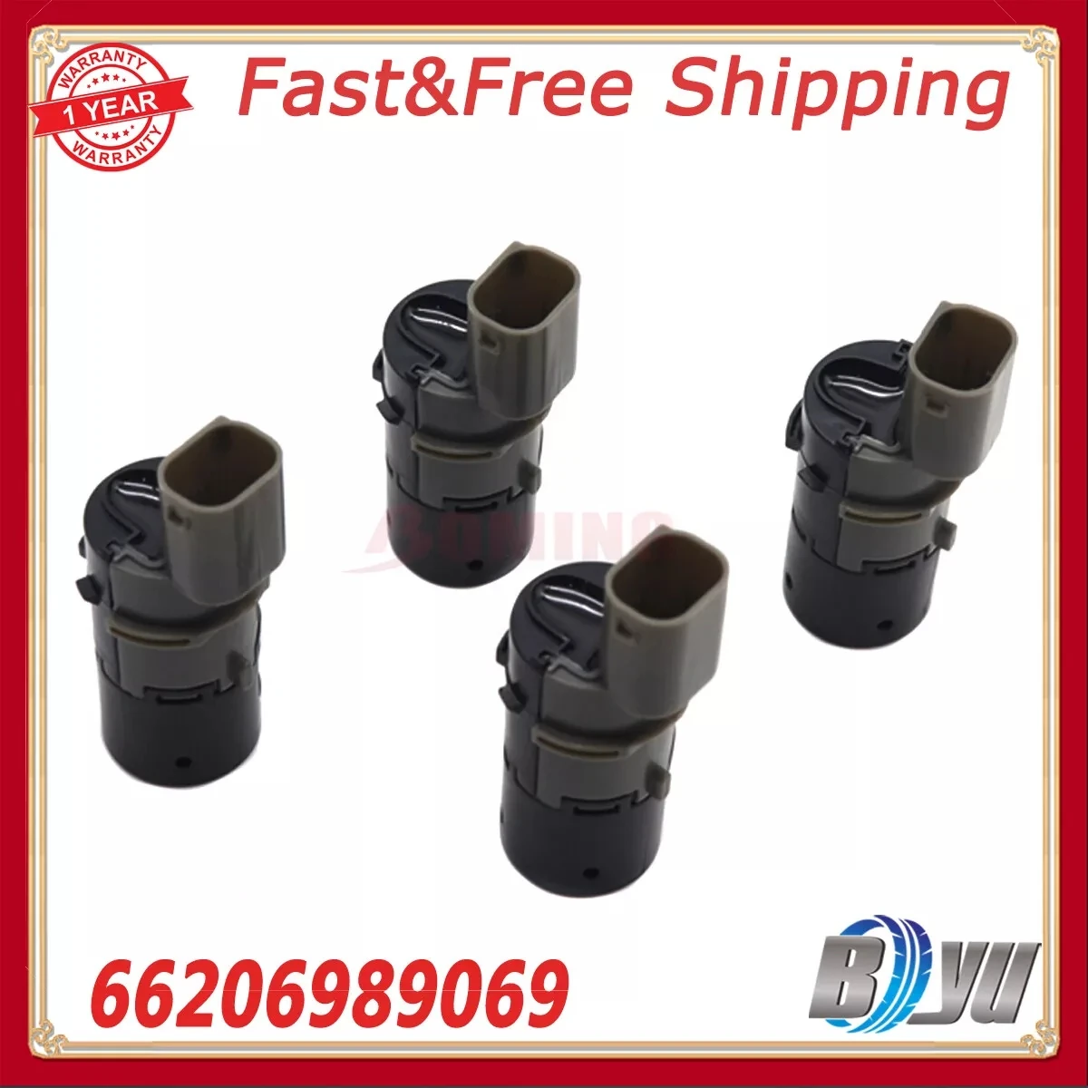 4x датчик парковки PDC для BMW E60 E61 M5 E65 X3 E83 E46 66206989112