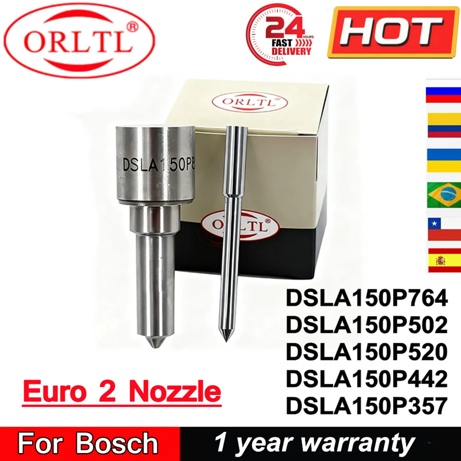 

Форсунка дизельного топлива Euro 2, DSLA150P764 DSLA150P502 DSLA150P520 DSLA150P442 DSLA150P357, инжектор Common Rail для Bosch ORLTL