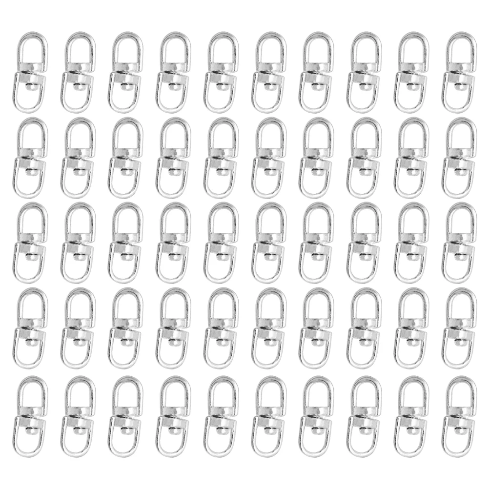 

100pcs Swivel Trigger Hook Snap Clasp Zinc Alloy Luggage Accessories Buckle Dog Leash Claw Keychain Belt Hook Craft Durable Lead