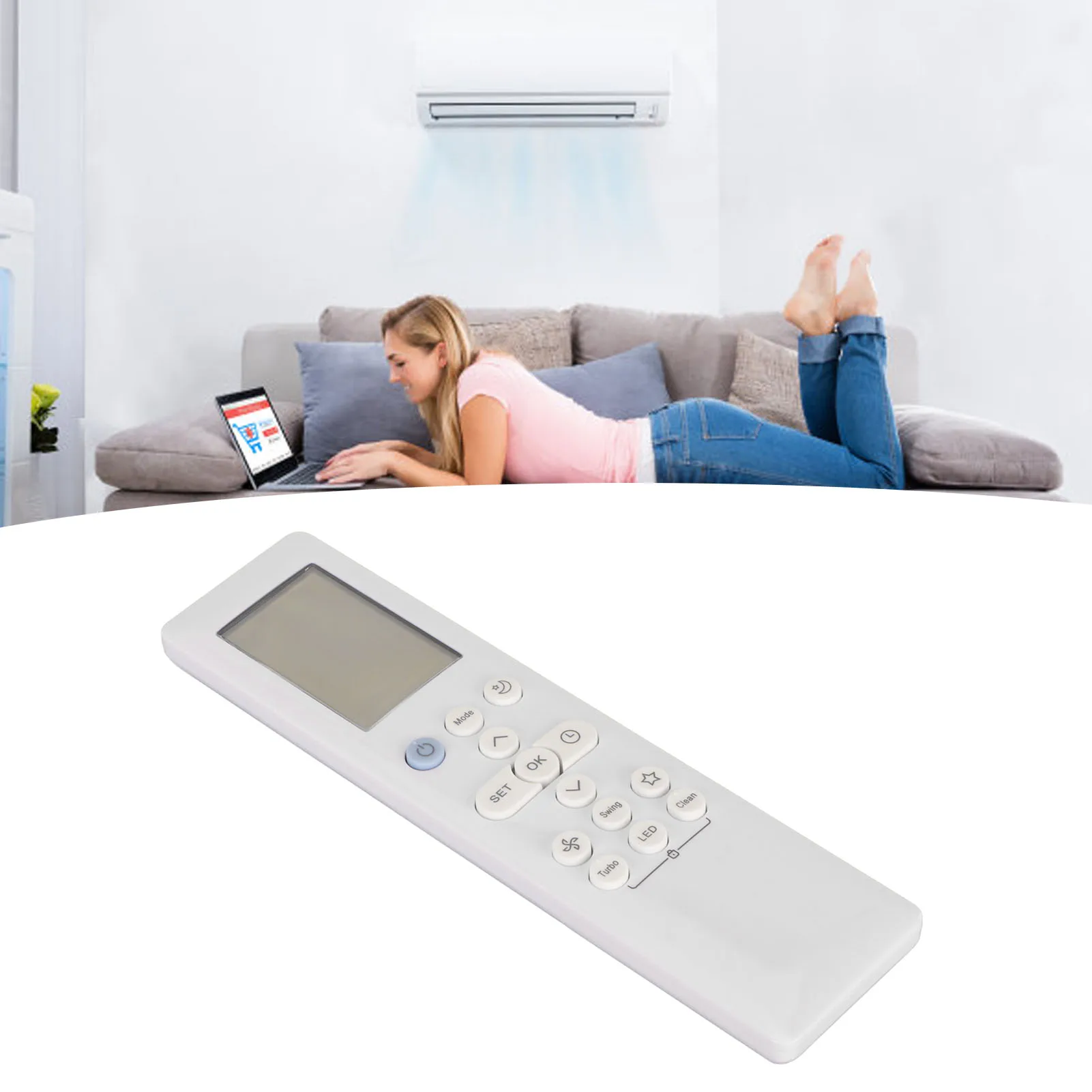 RG10B(E2) BGEF مكيف الهواء التحكم عن بعد استبدال جهاز التحكم عن بعد العالمي AC لمكيف الهواء ميديا الجديد #4