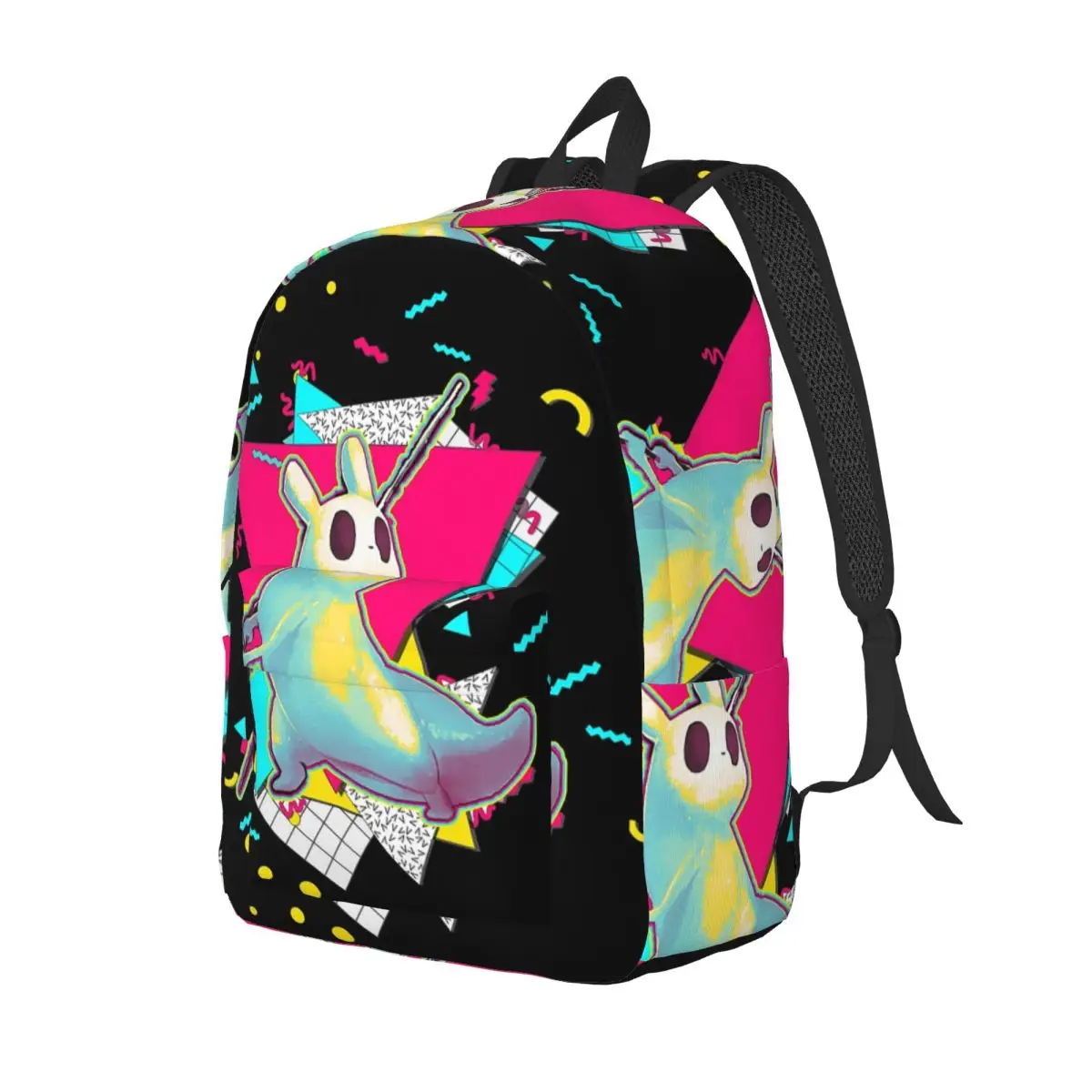Rain World Slugcats Pattern Game Student Backpack School Bag Hiking Travel Daypack for Boys Girls Bookbag Shoulder Bags
