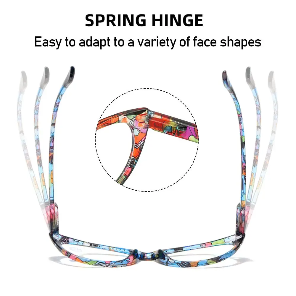 

Fashion Vintage Portable Elegant Reading Glasses Ultra Light Frame Eye Protection Floral Eyeglasses